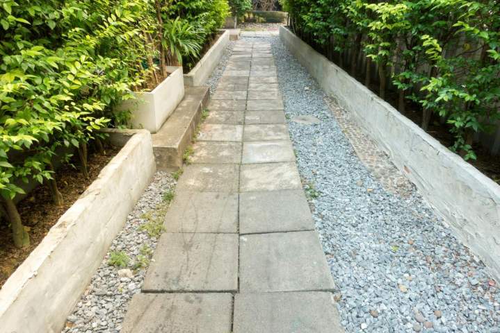 Aménagement allée jardin Chambéry